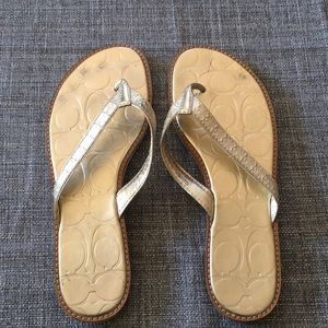 Coach flip flops